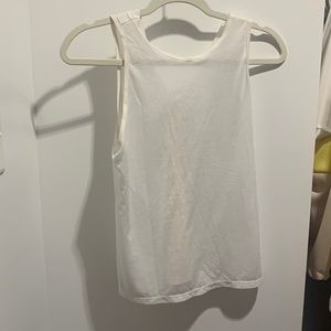 White Lululemon Tank - Size 4